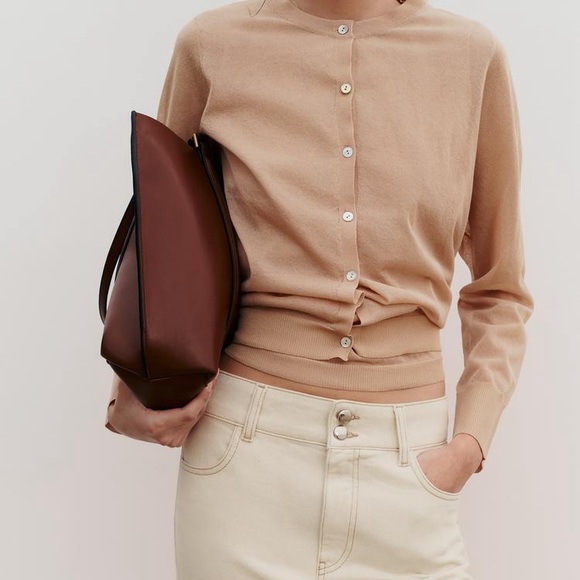 Zara Sweaters - Beige tan zara cardigan NEW